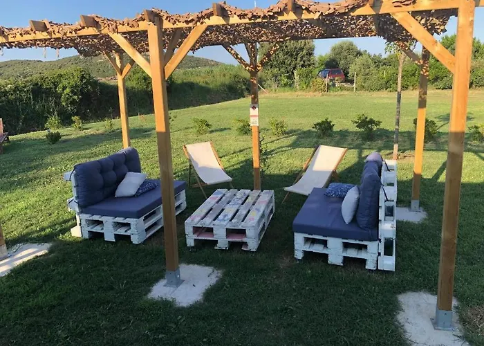 Vakantiepark Mobil Climatise, Bord De Macinaggio (Corsica)